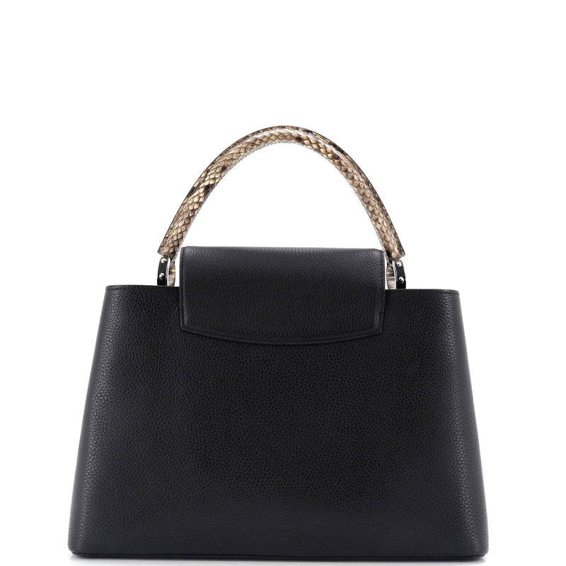Louis Vuitton Capucines Bag Leather With