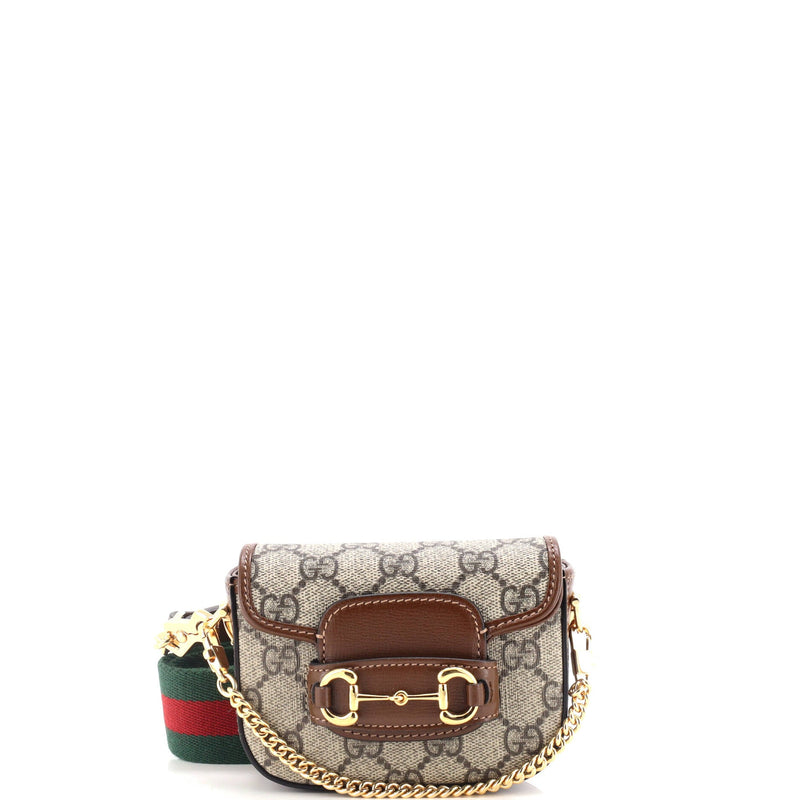Gucci Horsebit Flap Wallet With Strap Gg