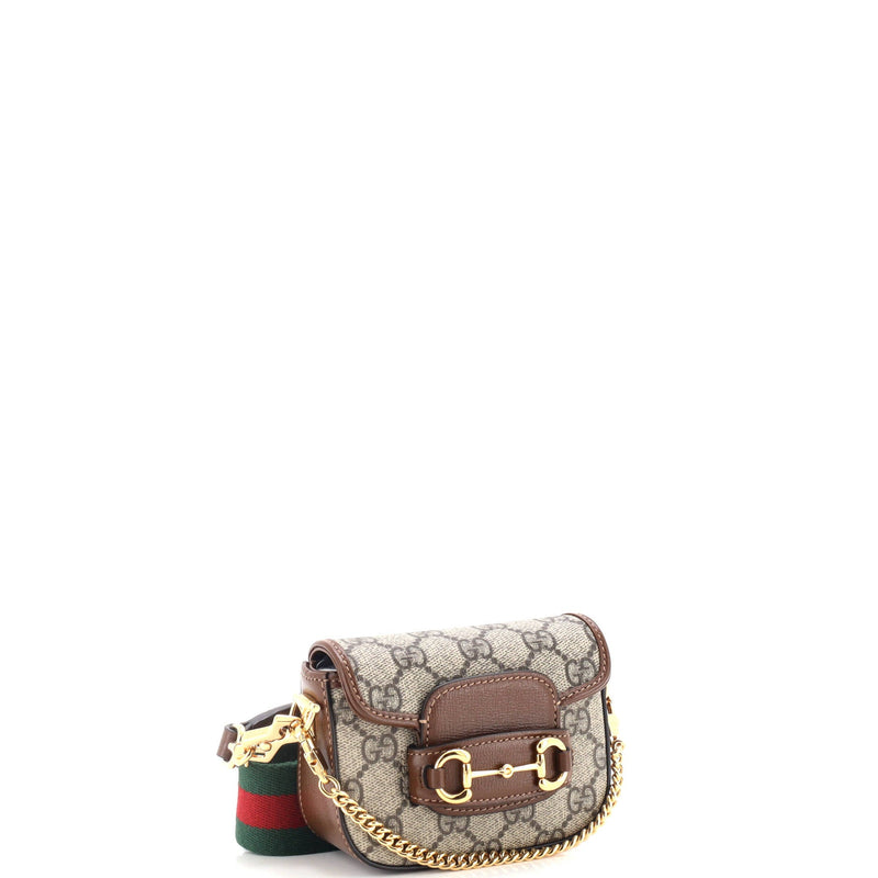 Gucci Horsebit Flap Wallet With Strap Gg