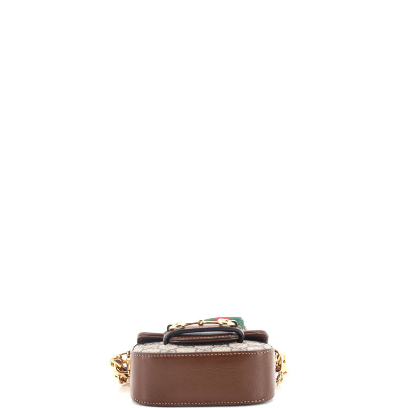 Gucci Horsebit Flap Wallet With Strap Gg