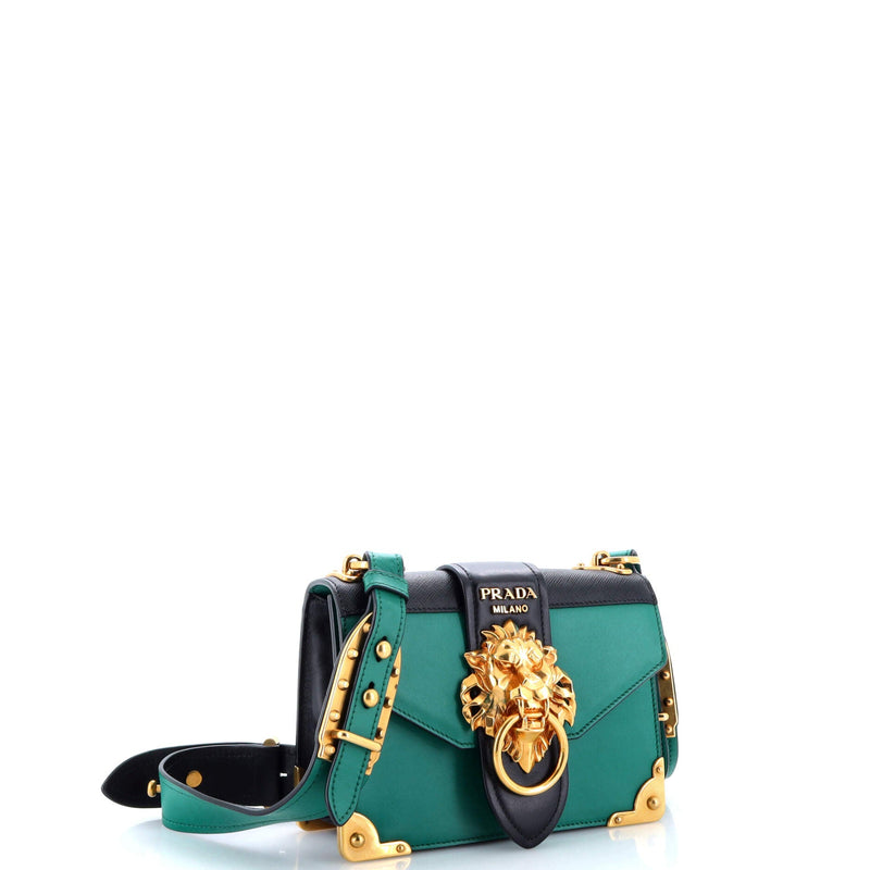 Prada Animalier Cahier Crossbody Bag