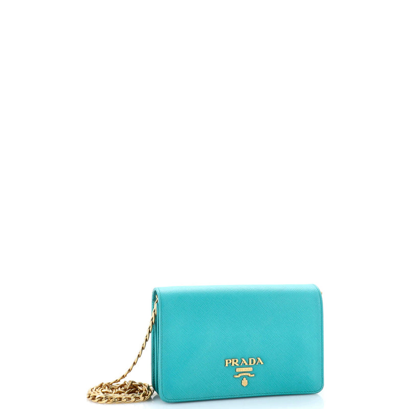 Prada Chain Wallet Crossbody Saffiano
