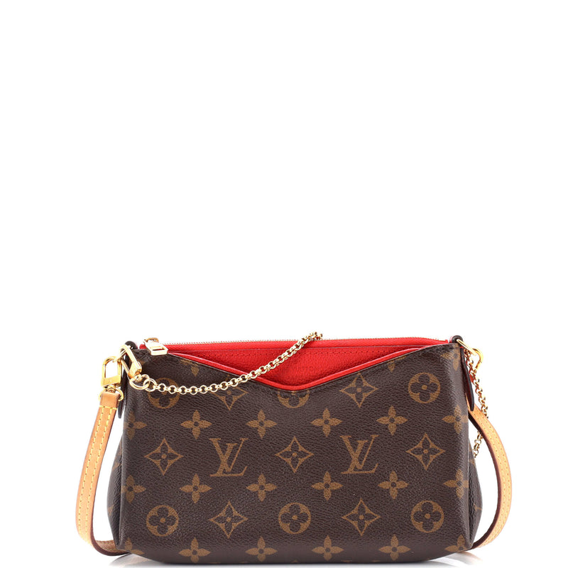 Louis Vuitton Pallas Clutch Canvas With