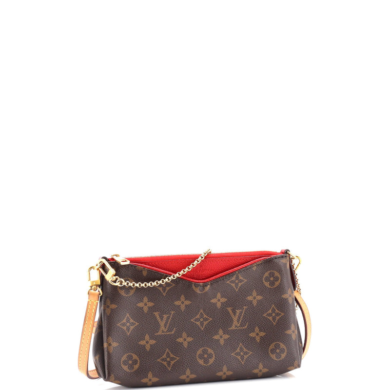 Louis Vuitton Pallas Clutch Canvas With
