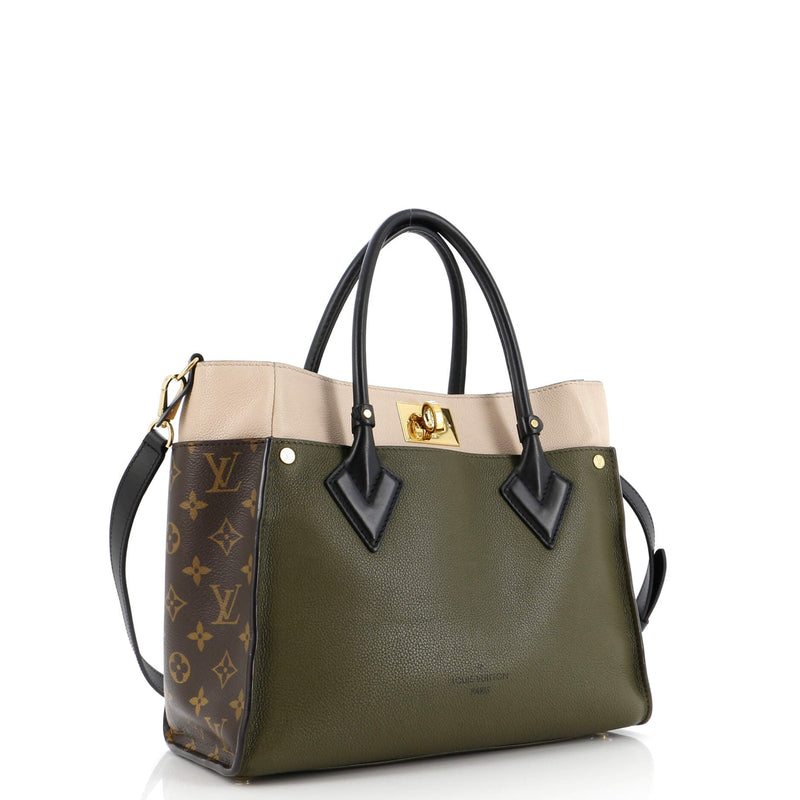 Louis Vuitton On My Side Tote Leather