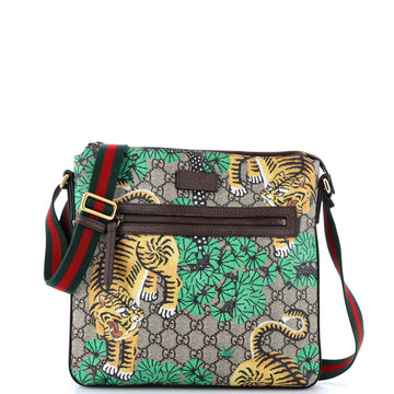Gucci Front Zip Messenger Bengal Print