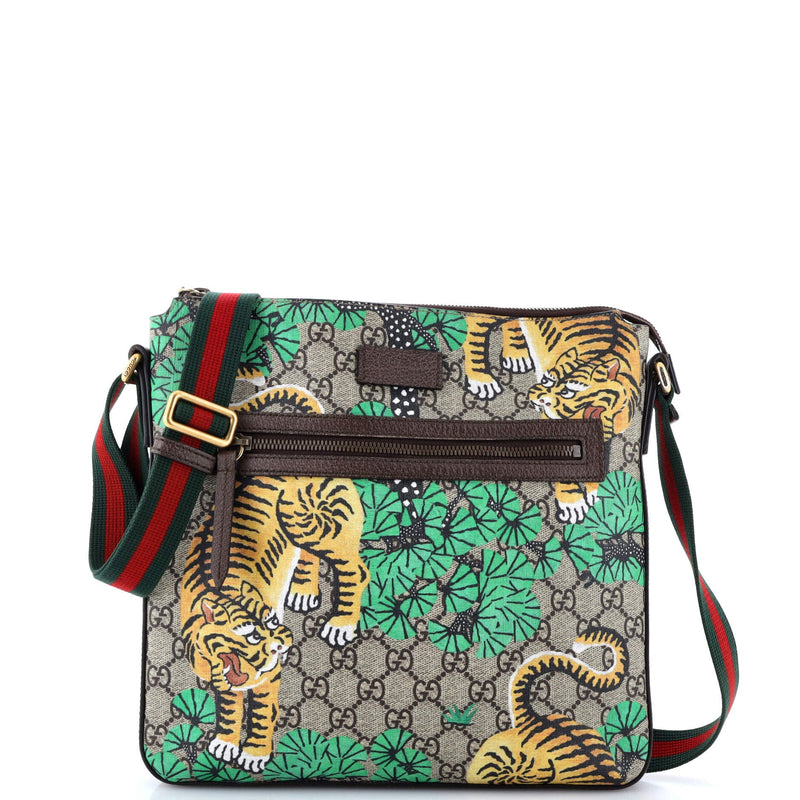 Gucci Front Zip Messenger Bengal Print
