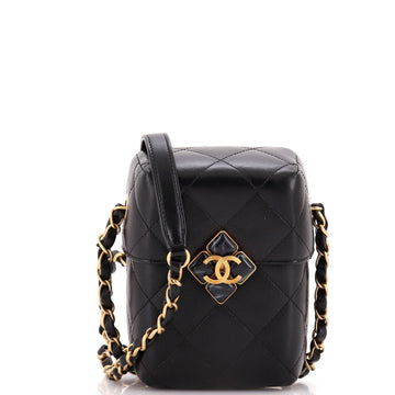 Chanel Diamond Lock Cc Phone Holder