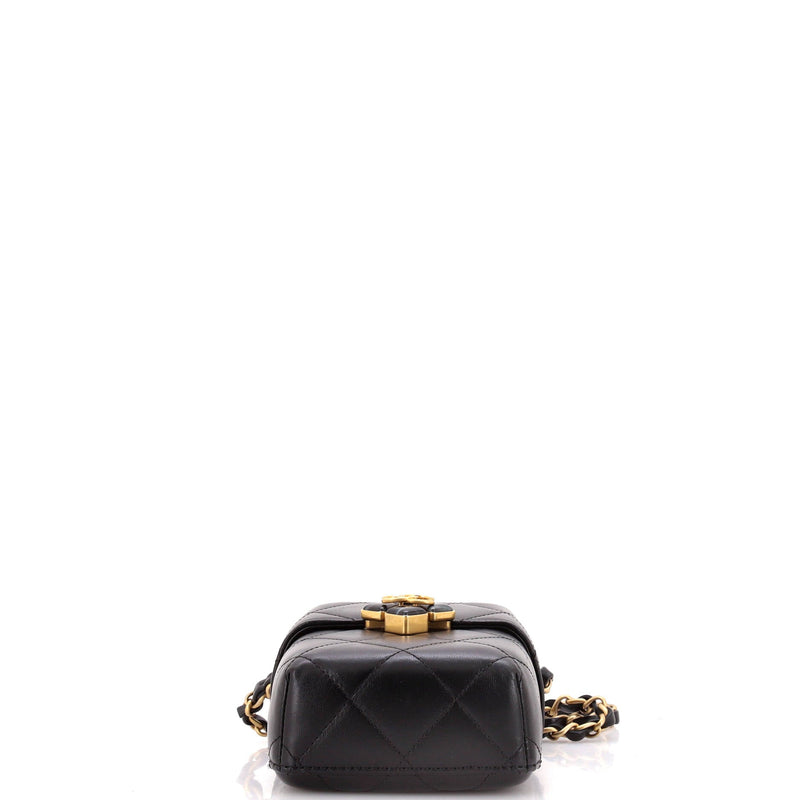 Chanel Diamond Lock Cc Phone Holder