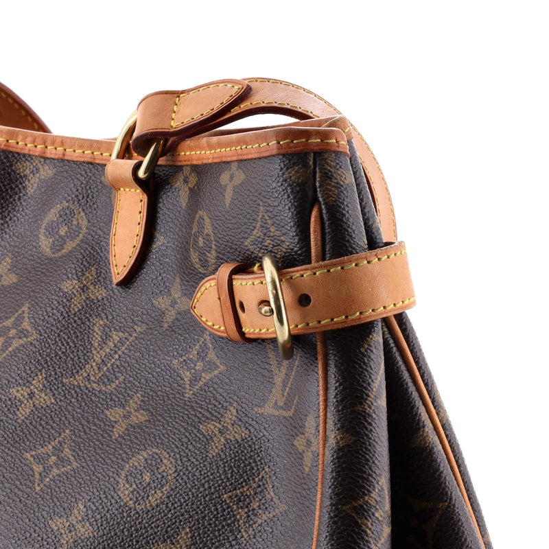Louis Vuitton Batignolles Handbag Canvas