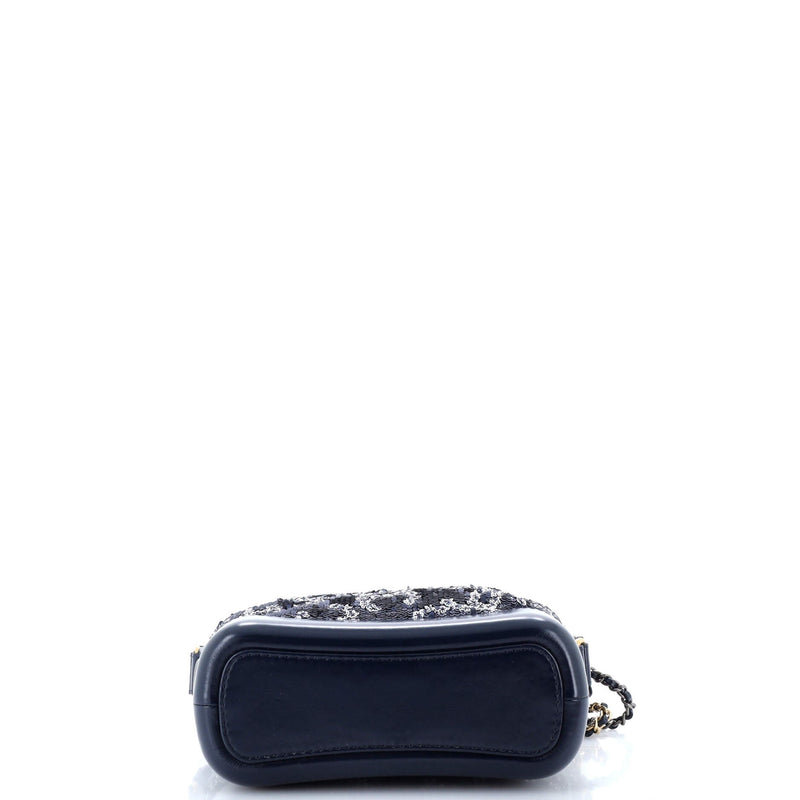 Chanel Gabrielle Hobo Logo Motif Sequins