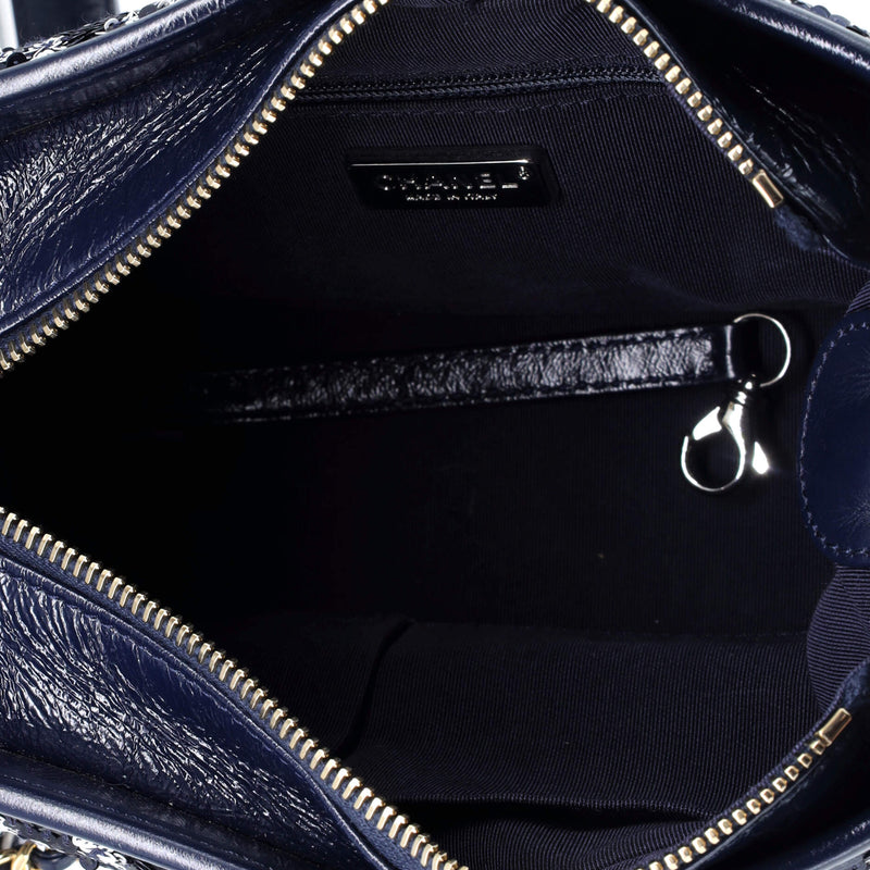 Chanel Gabrielle Hobo Logo Motif Sequins