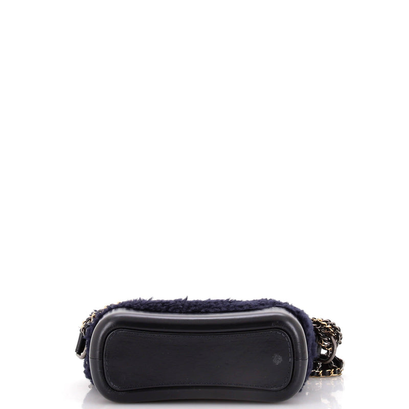 Chanel Gabrielle Hobo Shearling And