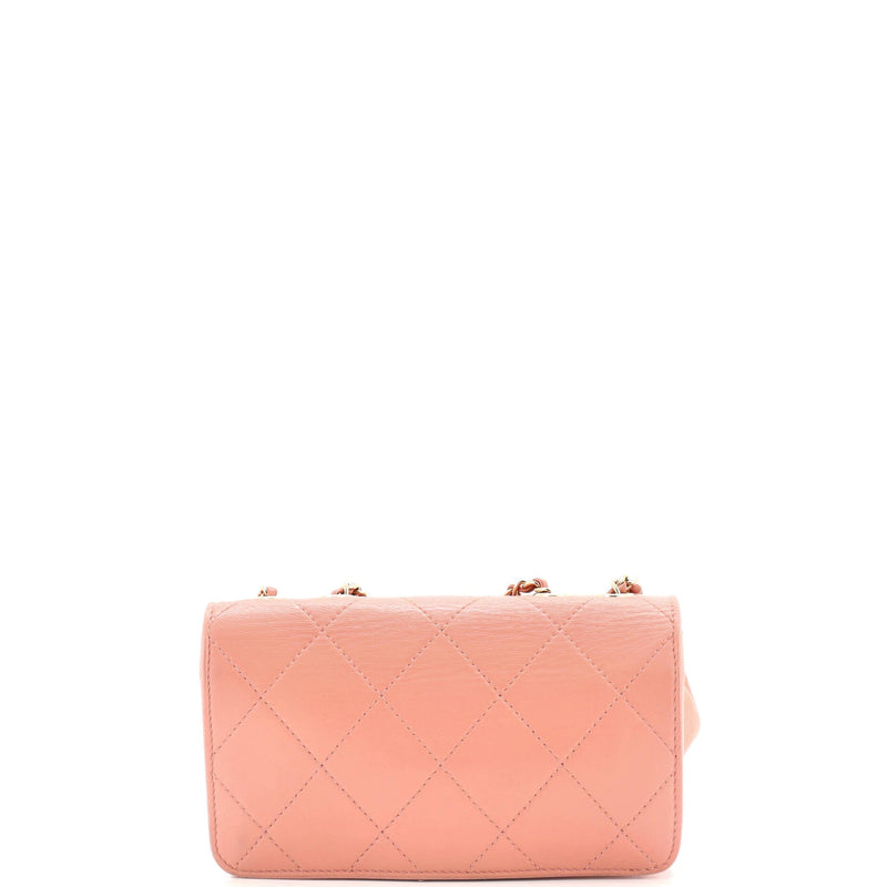 Chanel Cc Front Pocket Flap Bag Stitched