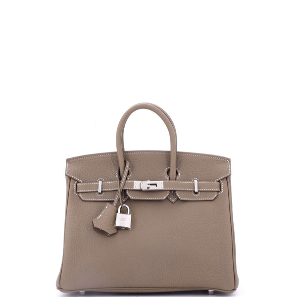 Hermes Birkin Handbag Grey Togo With