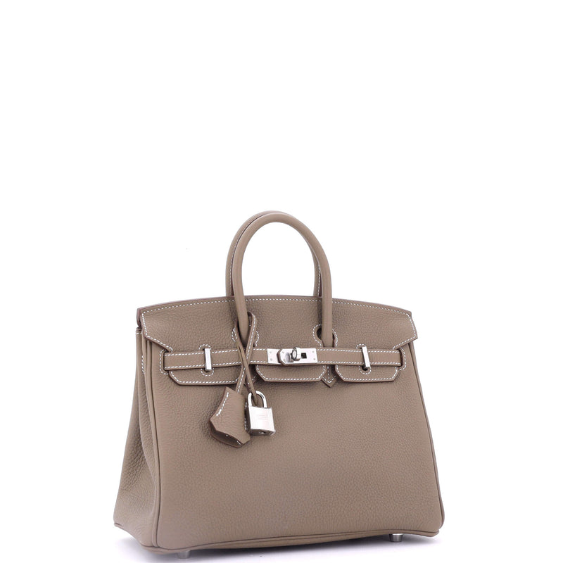 Hermes Birkin Handbag Grey Togo With