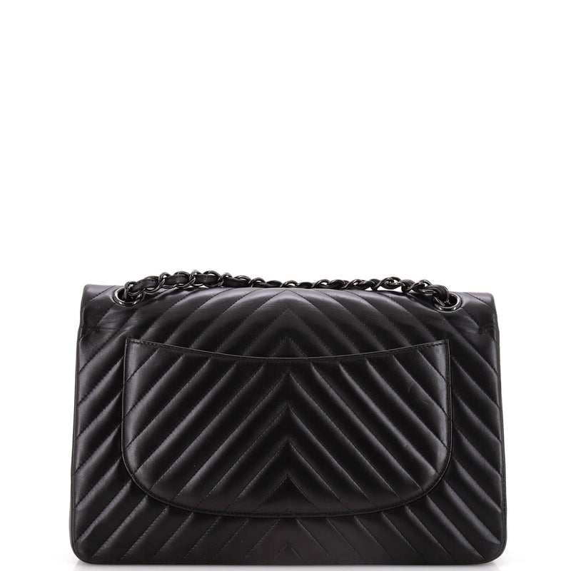 Chanel So Black Classic Double Flap Bag