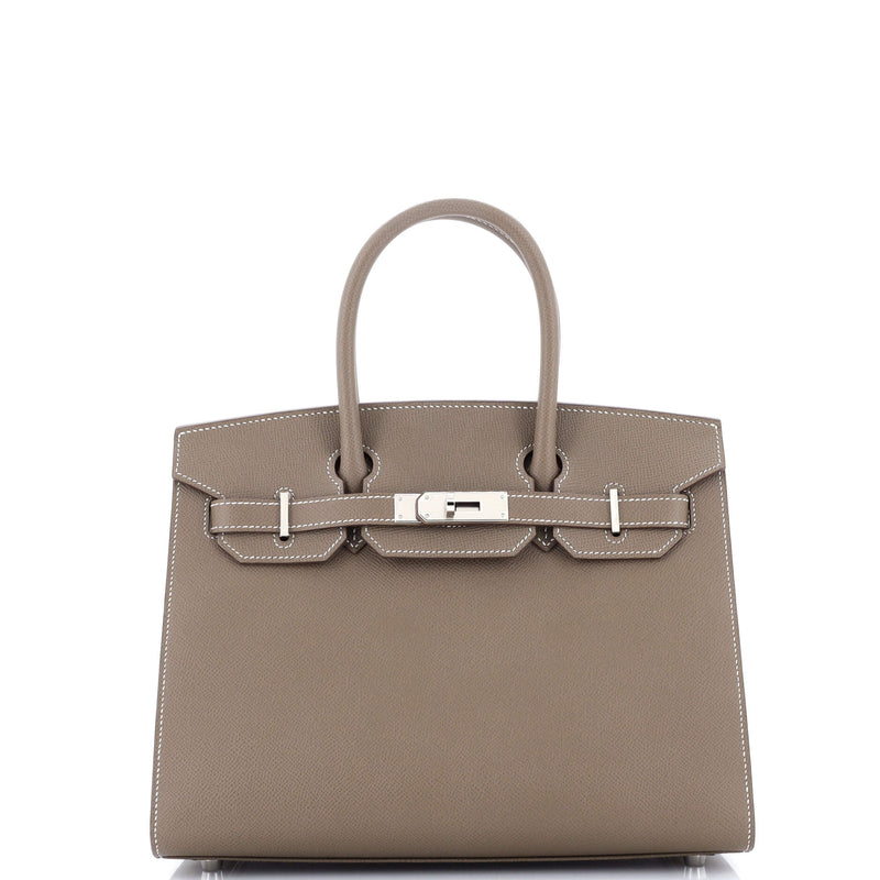 Hermes Birkin Sellier Bag Grey Epsom