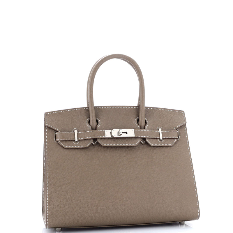 Hermes Birkin Sellier Bag Grey Epsom