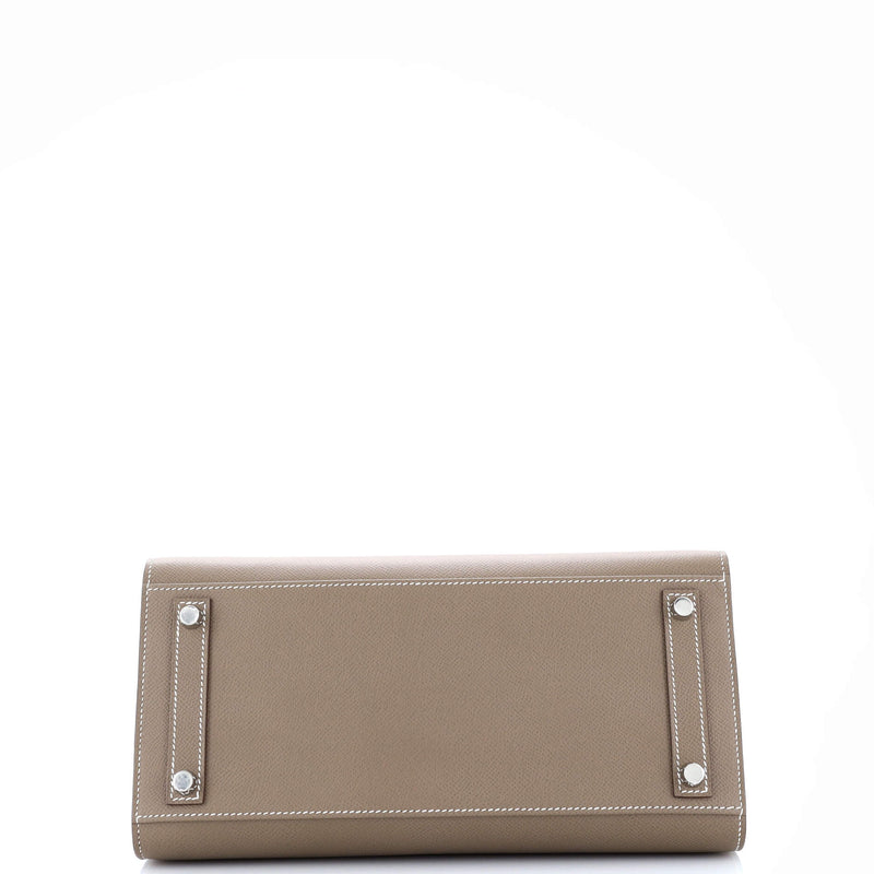 Hermes Birkin Sellier Bag Grey Epsom