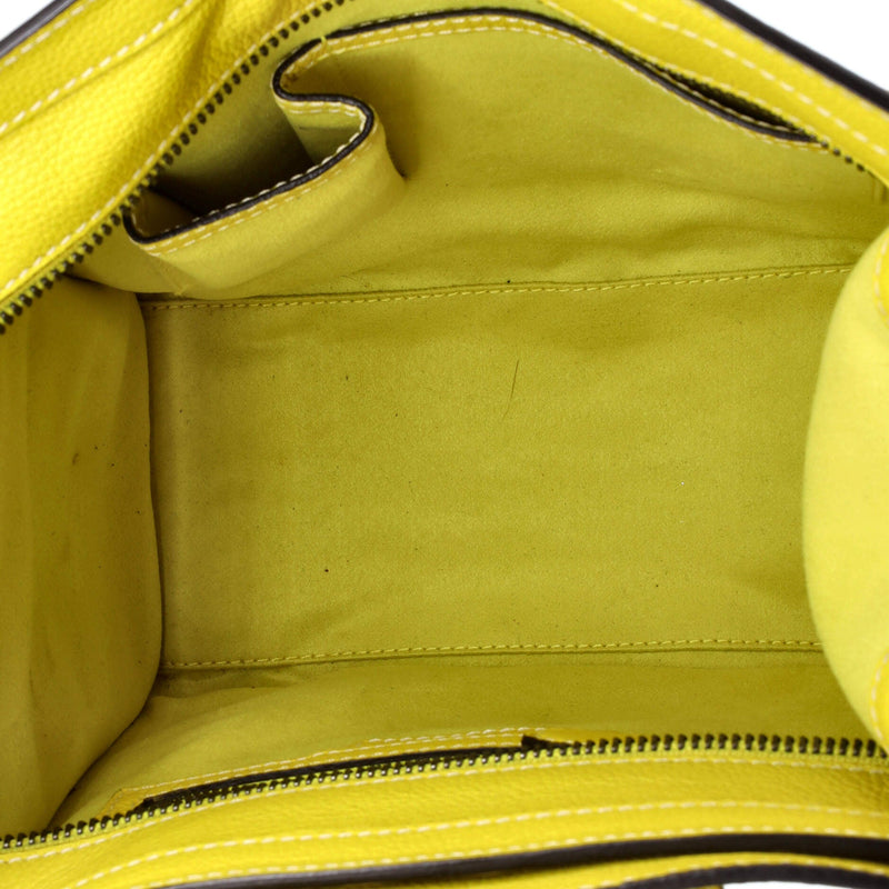 Celine Luggage Bag Grainy Leather Micro
