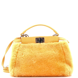 Fendi Peekaboo Bag Shearling Mini