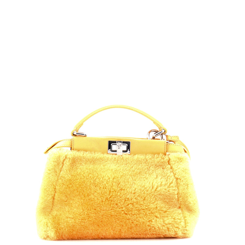 Fendi Peekaboo Bag Shearling Mini