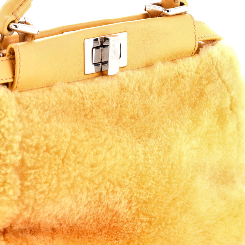 Fendi Peekaboo Bag Shearling Mini