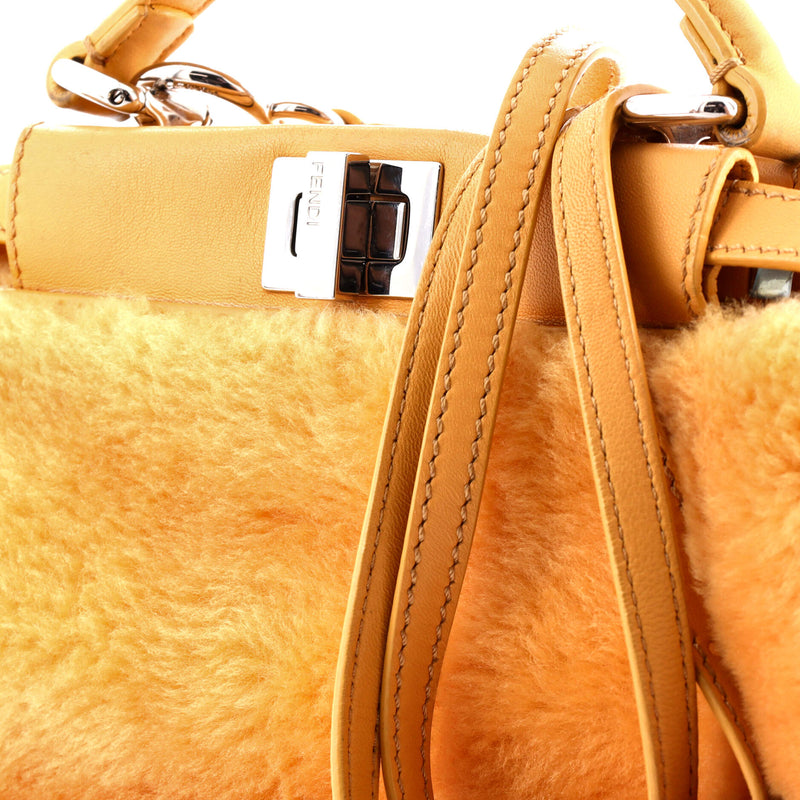 Fendi Peekaboo Bag Shearling Mini