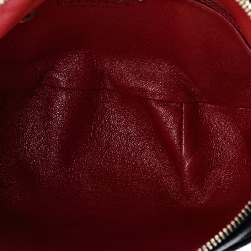 Chanel Filigree Waist Bag Quilted Caviar