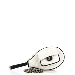 Chanel Cc Tennis Racket Clutch With