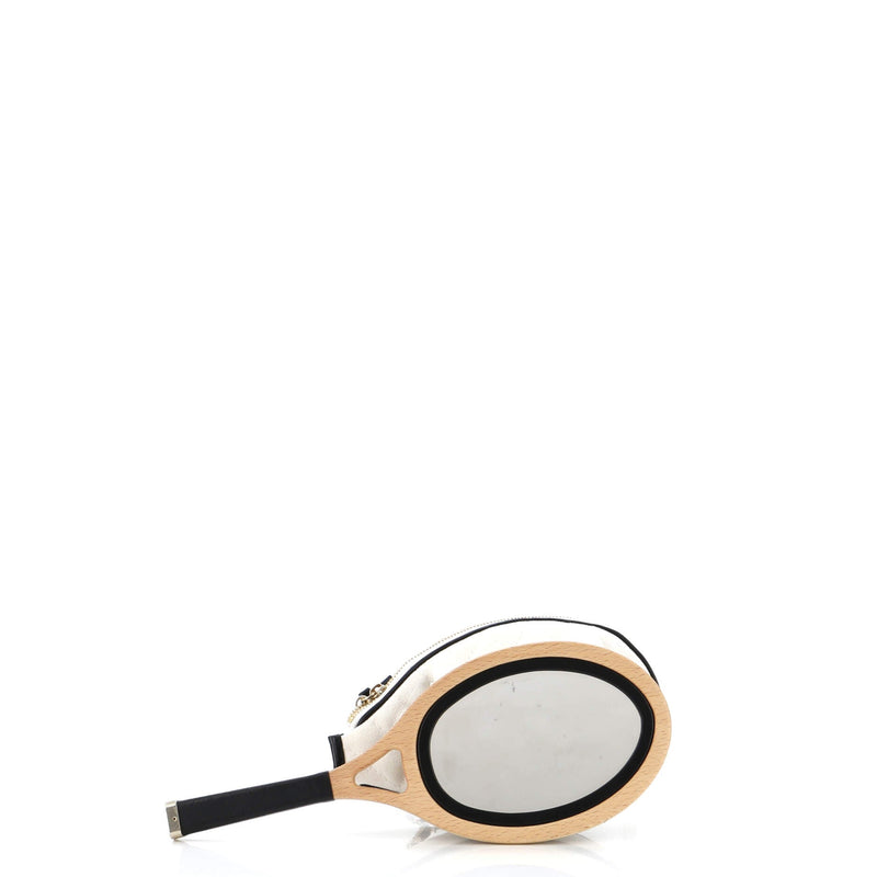 Chanel Cc Tennis Racket Clutch With