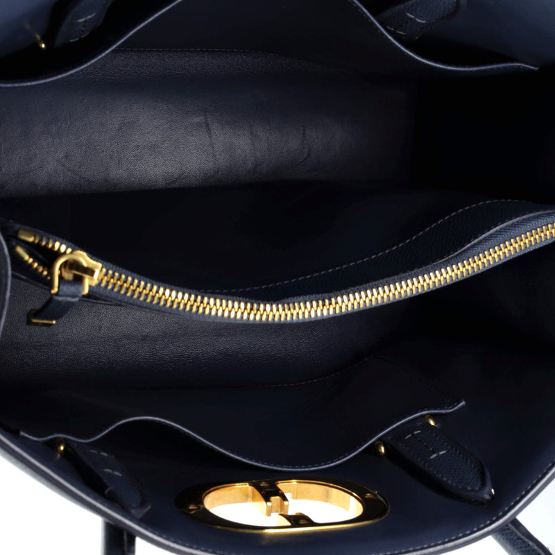 Christian Dior St Honore Tote Leather