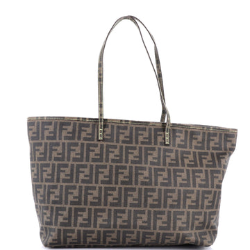 Fendi Roll Tote Zucca Coated Canvas