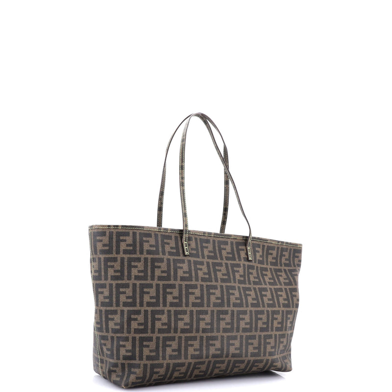 Fendi Roll Tote Zucca Coated Canvas