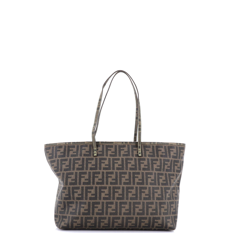 Fendi Roll Tote Zucca Coated Canvas