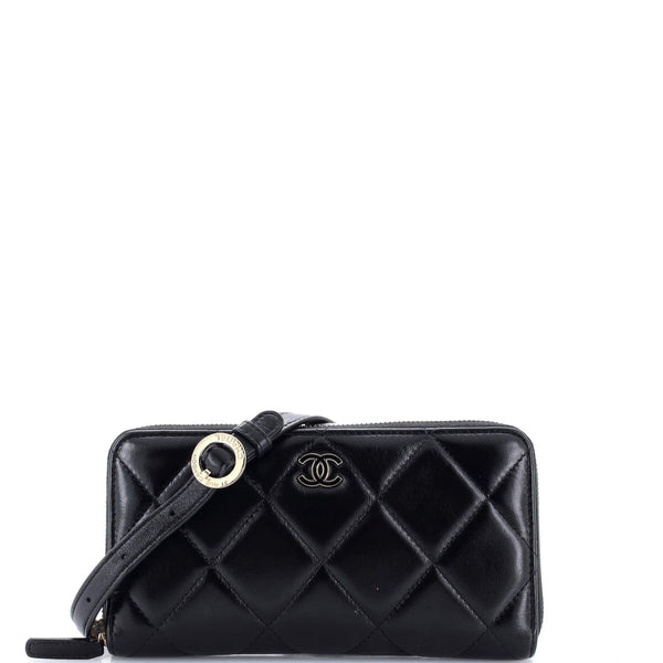 Chanel Zip Around Waist Belt Bag Quilted