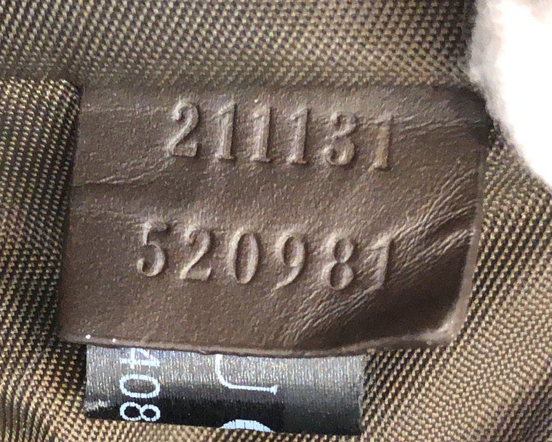 Gucci Diaper Bag Gg Coated Canvas