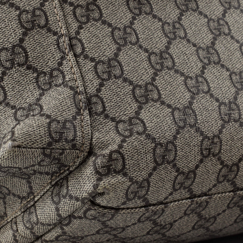 Gucci Diaper Bag Gg Coated Canvas