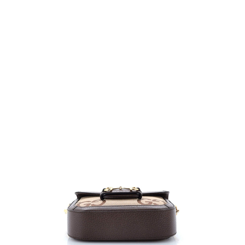 Gucci Horsebit Shoulder Bag Jumbo Gg