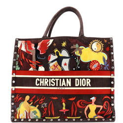 Christian Dior Book Tote Multicolor