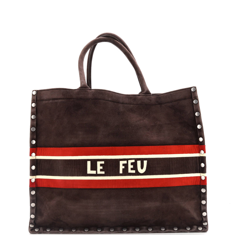 Christian Dior Book Tote Multicolor