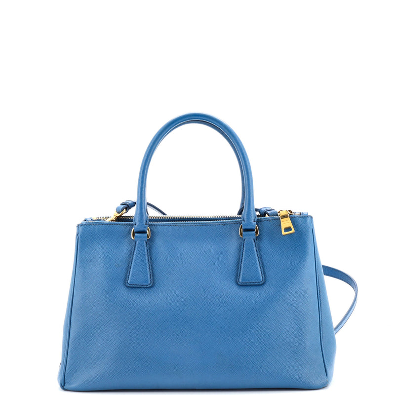 Prada Double Zip Lux Tote Saffiano