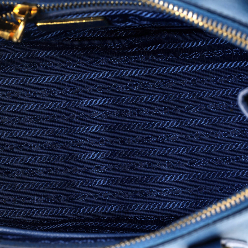 Prada Double Zip Lux Tote Saffiano
