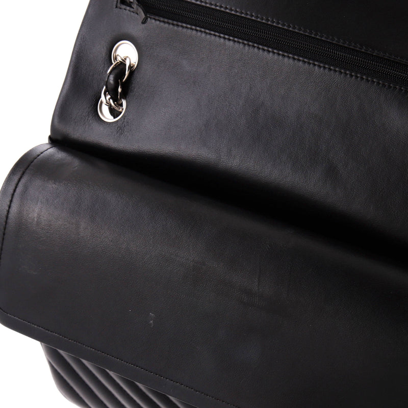 Chanel Classic Double Flap Bag Chevron
