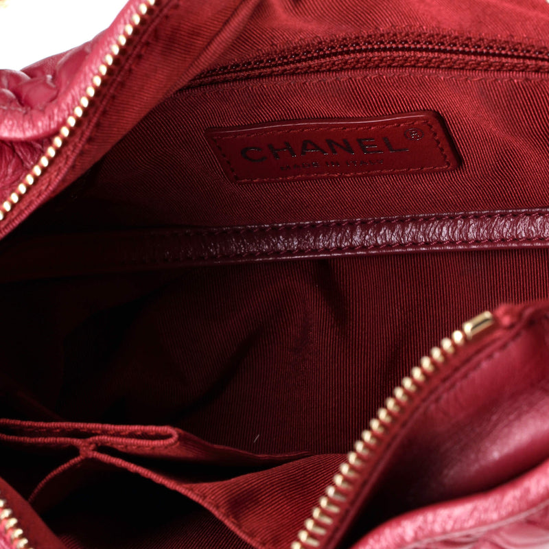 Chanel Gabrielle Hobo Chevron Aged