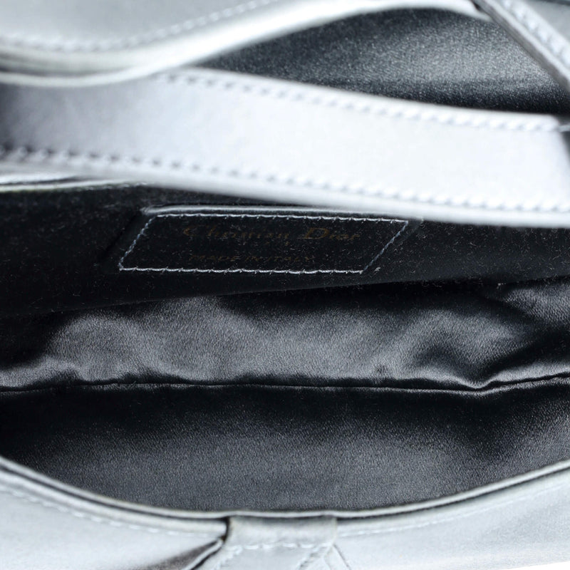 Christian Dior Saddle Handbag Satin With