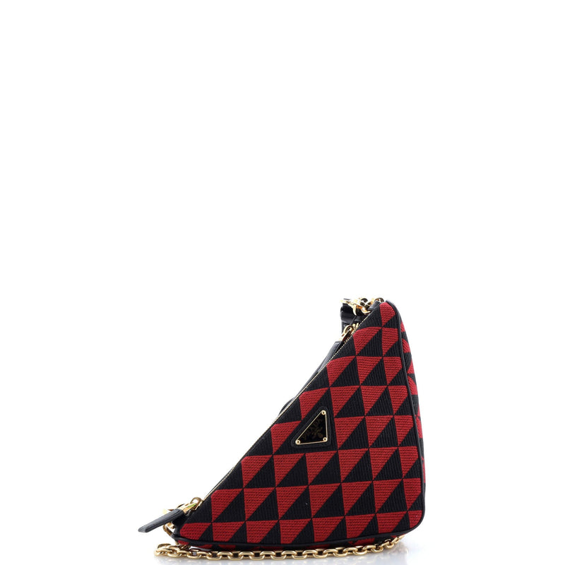 Prada Double Symbole Triangle Bag
