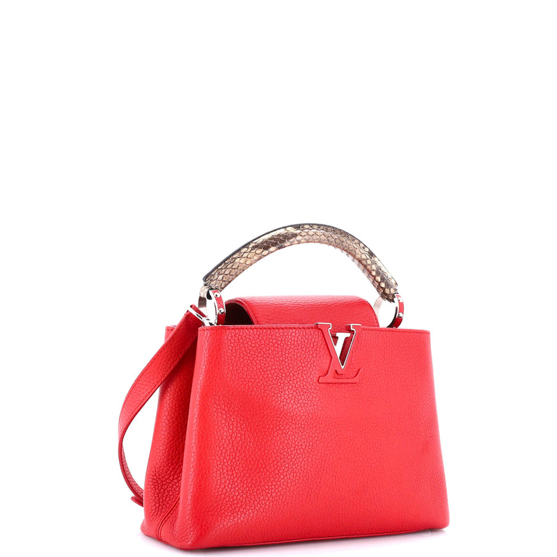 Louis Vuitton Capucines Bag Leather With