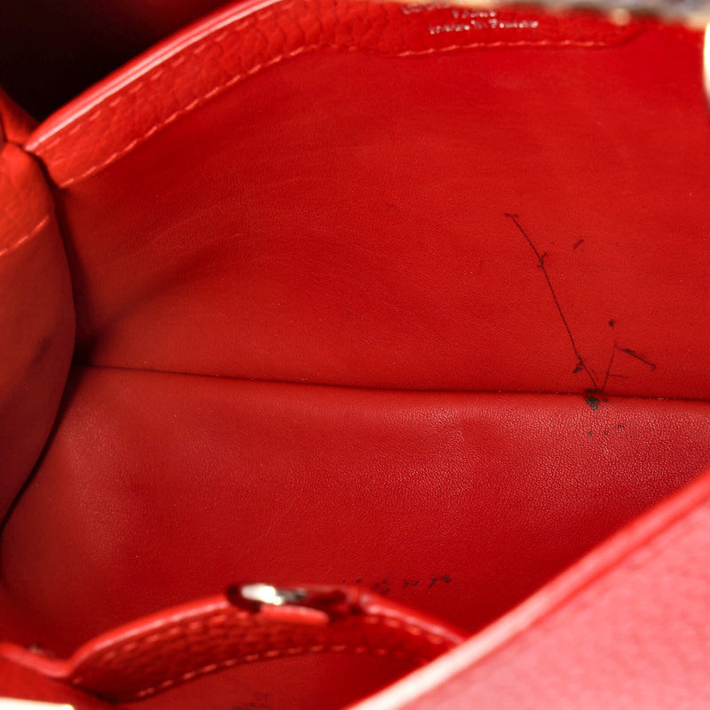 Louis Vuitton Capucines Bag Leather With